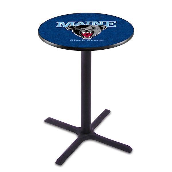 42" Blk Wrinkle Maine Pub Table